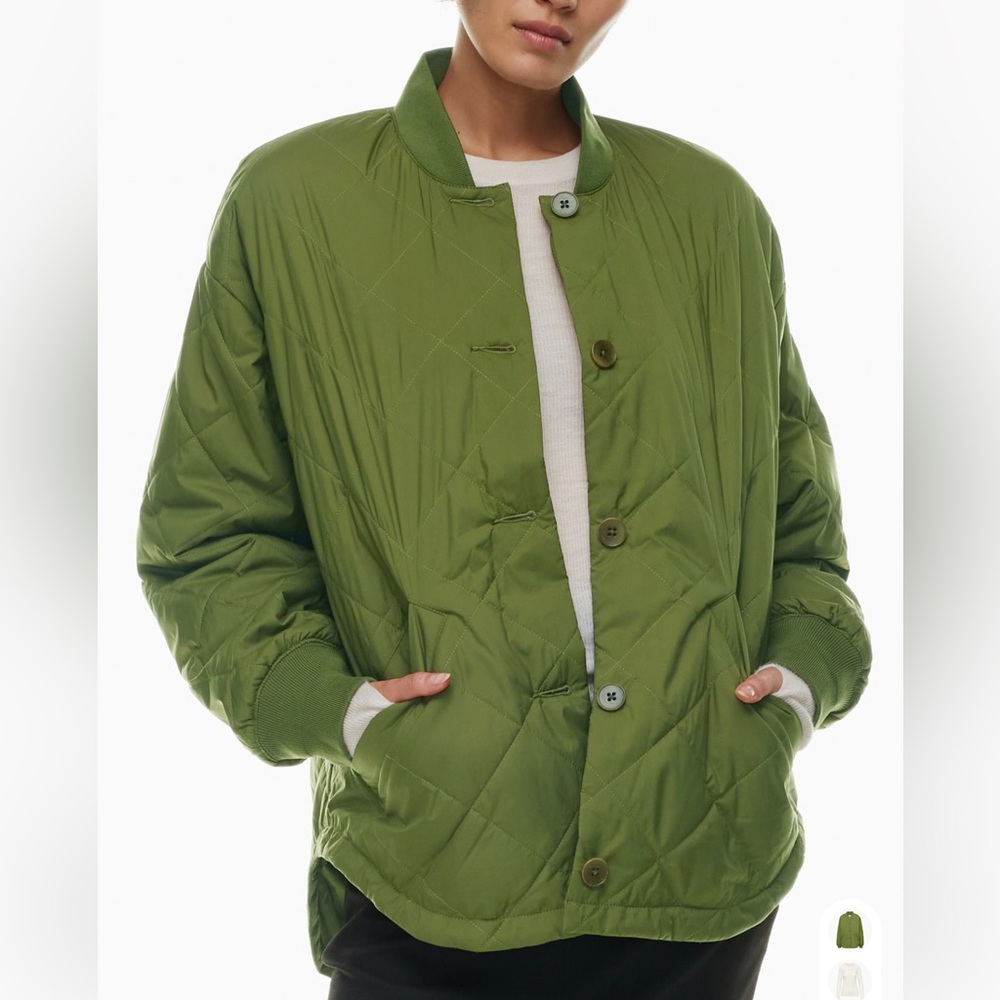 Wilfred Quilted Bomber Jacket